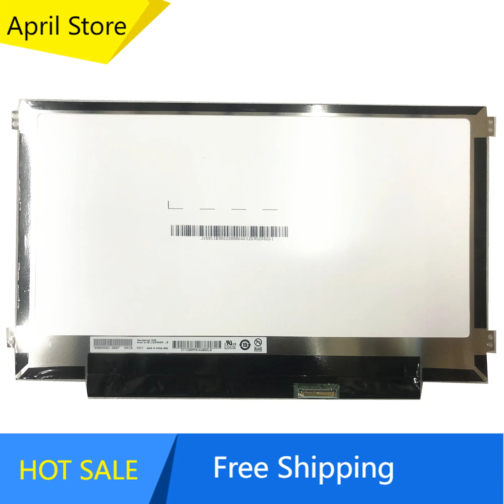 

B116XAN04.0 fit LTN116AL02 LTN116AL01 N116BCA EA1 Rev.c1 Laptop LCD Screen EDP 30 Pins