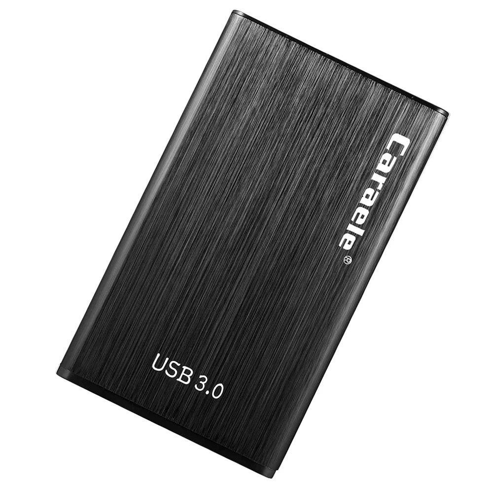 

1pc High USB30 Mobile Hard Disk Transmission Hard-disk Portable Thin Hard Disk (Black 2TB)