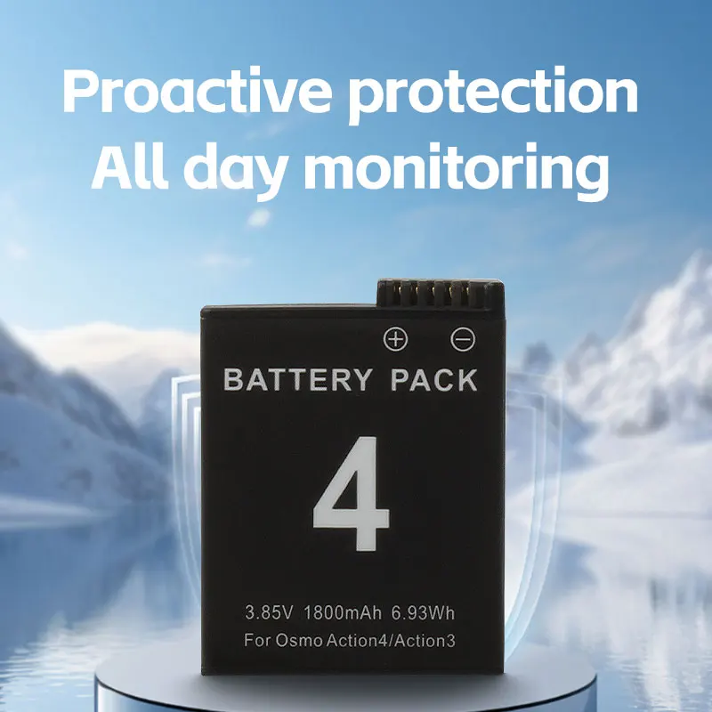 Аккумулятор для камеры OSMO Action 4/3 Зарядное устройство Аксессуары спортивной