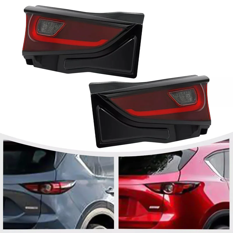 Фото Светодиодный задний фонарь для Mazda Cx5 2022 2023 2024, автомобильный сигнальный стоп-сигнал, бампер, предупреждение на багажник, автомобильные аксессуары №1