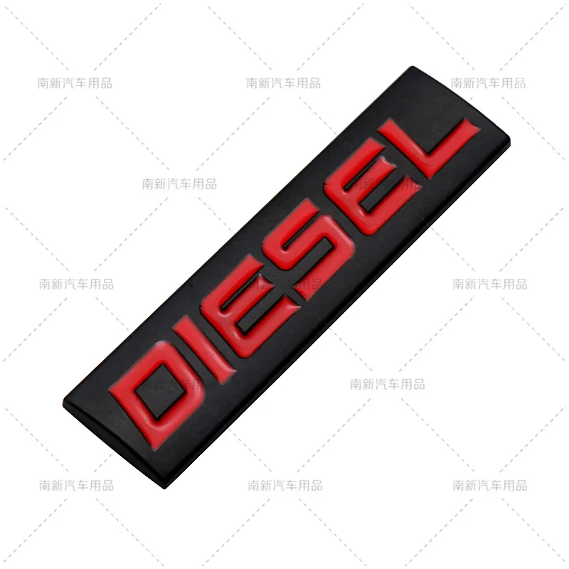 

Car Styling 3D Metal Chrome Zinc Alloy Emblem Universal Diesel Logo Car Badge Body Trunk Fender Adhensive Emblem Auto Accessory
