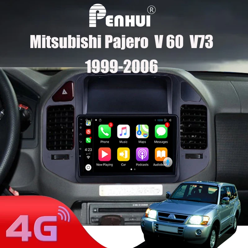 

Car DVD For Mitsubishi Pajero V60 V73 (1999-2006) Car Radio Multimedia Video Player Navigation GPS Android 10.0 Double Din