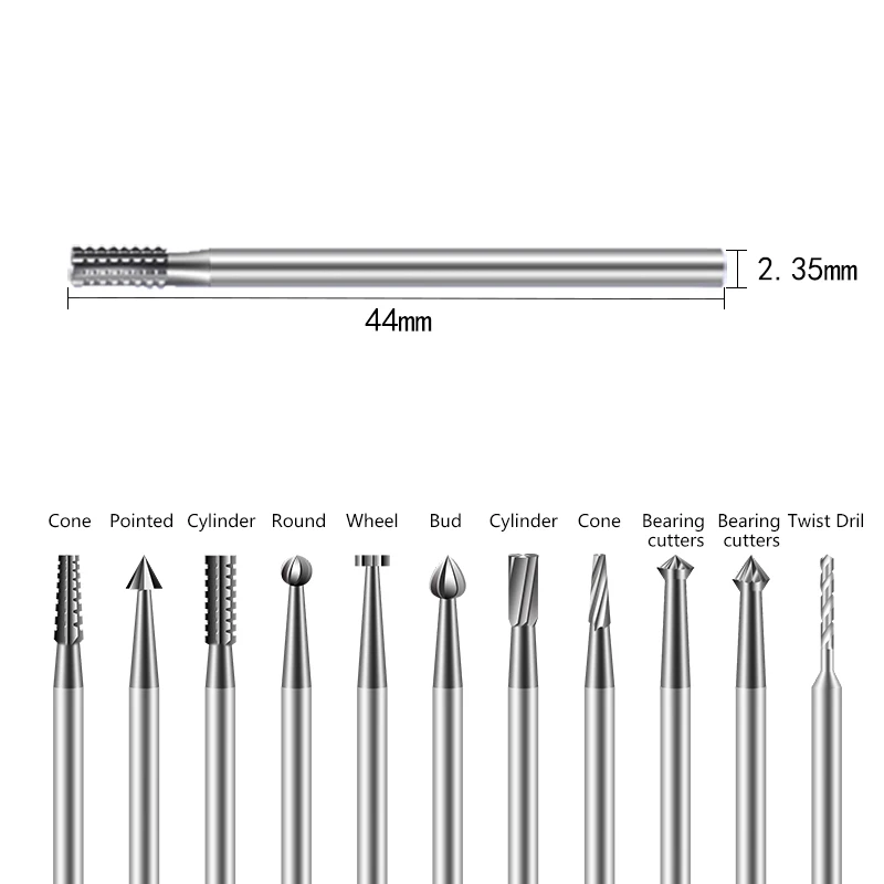 6 шт. высококачественные фрезы из вольфрамовой стали микро гравировальные