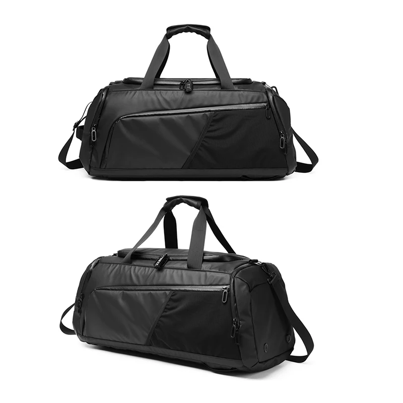 Men Gym Bag Large Capacity Training Fitness Workout Sports Bag Backpack Dry Wet Yoga Bags Business Travel Bag with Shoes Pouch