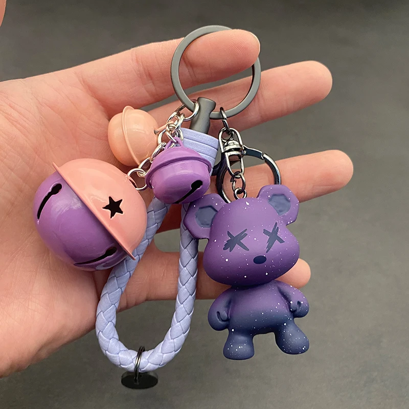 

Куклы, игрушечная цепочка, цветной колокольчик, держатель для кольца, женская сумка, брелок для автомобиля, подвеска, украшение, подарок бой...