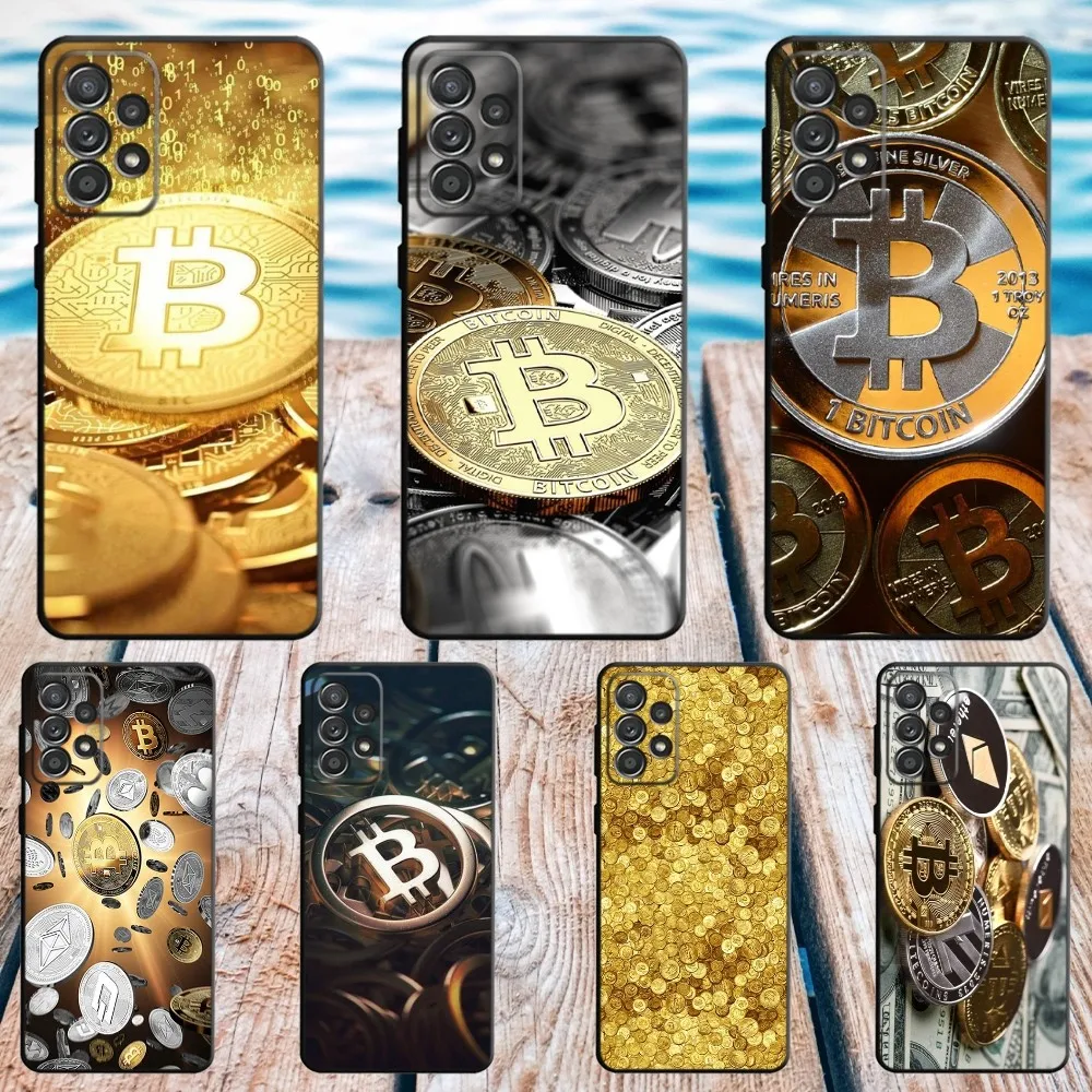 Чехол для телефона Money Bitcoin Samsung S21 S22 Ultra S20 S30 plus S23 ultra 5G силиконовый чехол