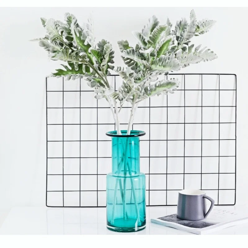 

Artificial Plant 39cm Silver Leaf Chrysanthemum Antler Leaf Wedding Decoration Green Plant, Diy Home Garden Flower Arrangement