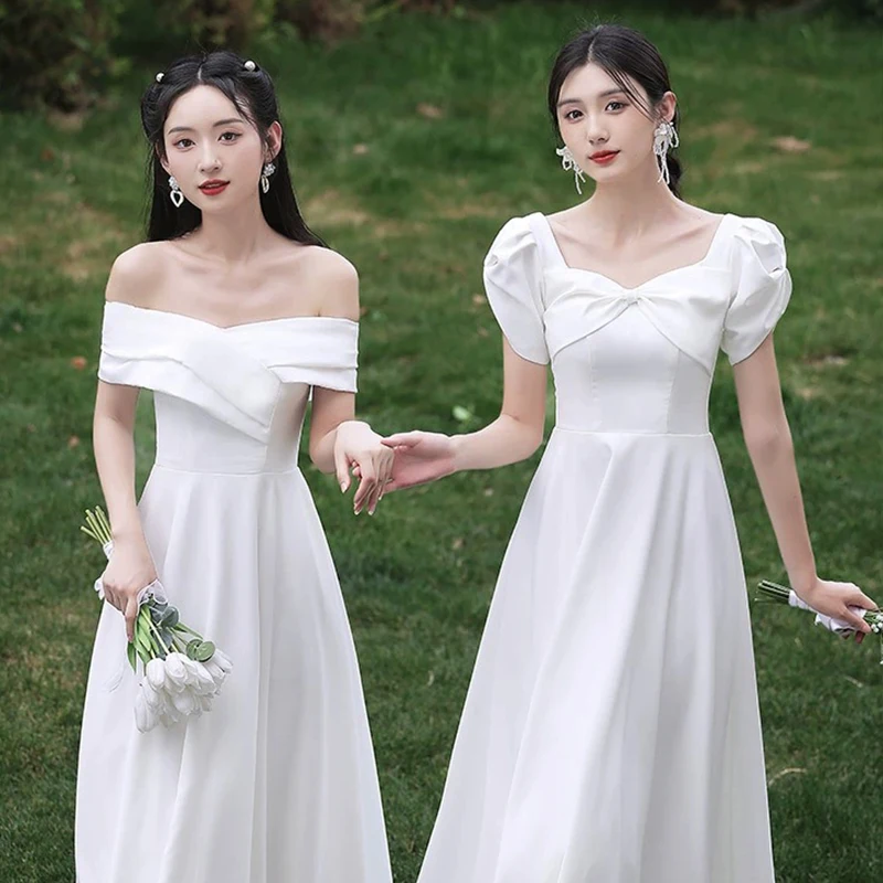 Рисунок 4 - Новинка, белые платья для подружек невесты