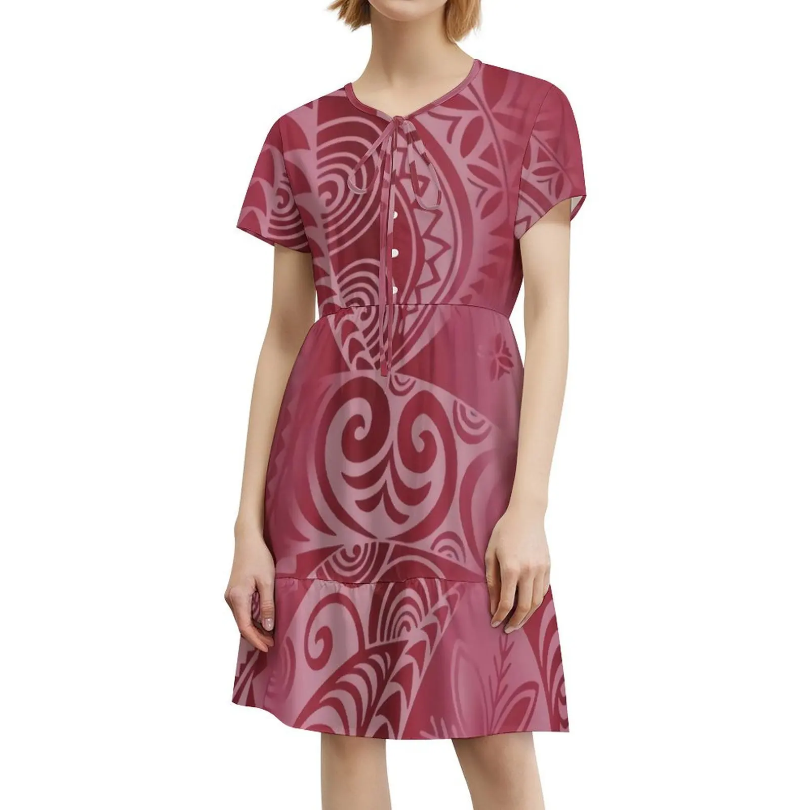 Женское праздничное платье Pacific Island полинезийское женское летнее длиной до