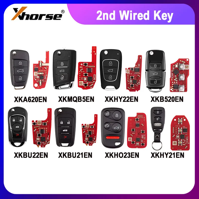 Проводной пульт дистанционного управления Xhorse серии XK: XKA620EN, XKB520EN, XKBU21EN, XKBU22EN, XKFO22EN, XKHO23EN, XKHY21EN, XKMQB5EN (art.: 3920db76394aa) - 3920db76394aa