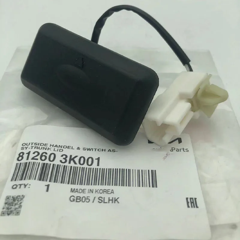 

BAG DOOR KNOB FOR KIA RIO 2011-2016 812603K001 HANDLE ASSY TAIL LID SWITCH i40 trunk switch trunk switch with wire