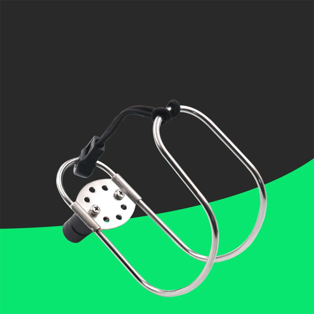 

Marine Boat Life Buoy Ring Stainless Steel Plastic Holder Horseshoe Bracket Holder Silver Adjustable Rail 11x15cm Boat Accs