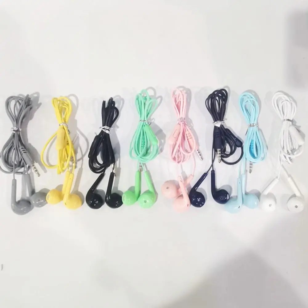 Универсальные стереонаушники-вкладыши 3 5 мм цвет в ассортименте