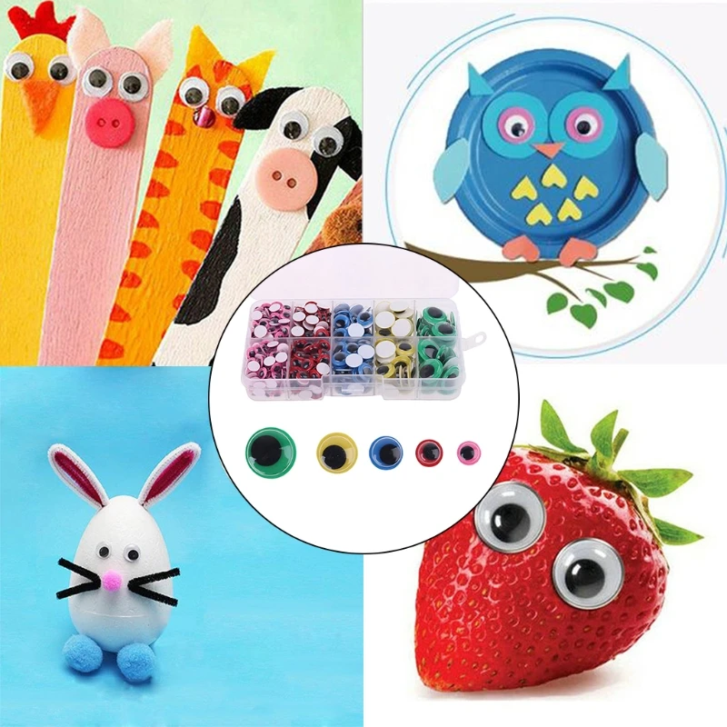 

DIY для кукольного глаза пластиковый цветной нижний клейкий глаз не шить вручную Vious Co