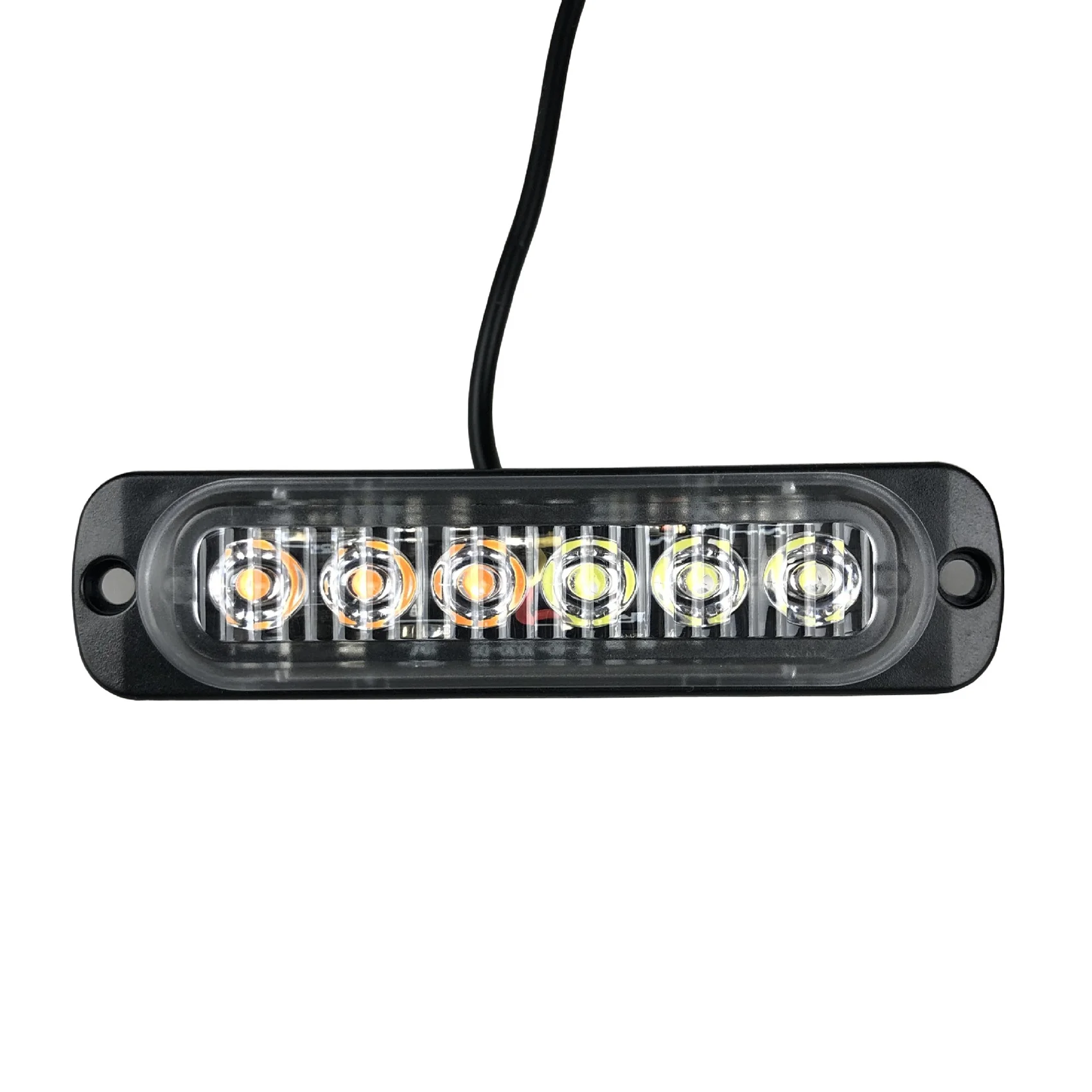 12-24 В однорядный 6 светодиодов сигнальная лампа для грузовика модифицированный