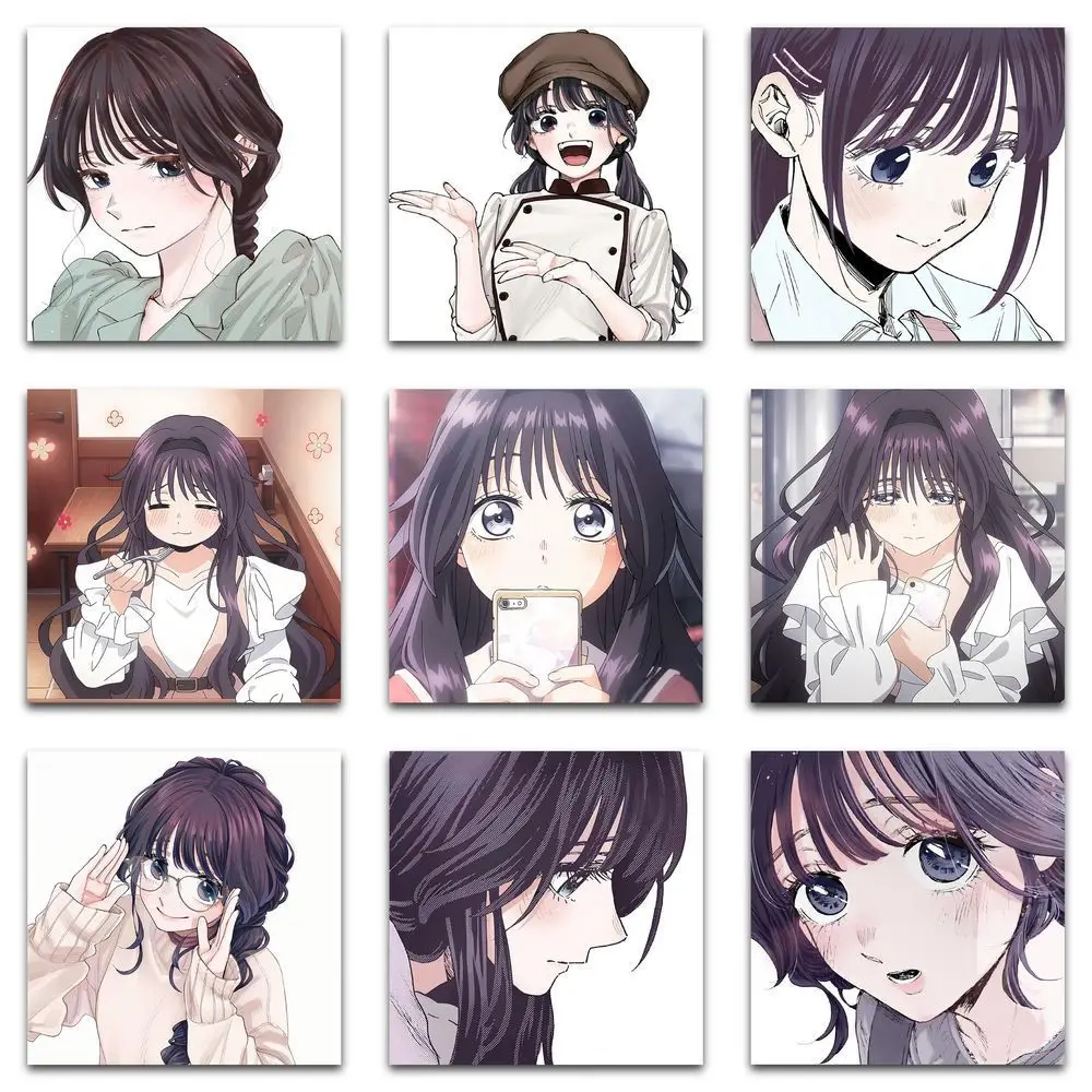 Фото Tsumugi Rintaro аниме наклейка Kaoru Hana Wa Rin To Saku канцелярские наклейки мультфильм справочник водонепроницаемые школьные принадлежности для студентов №5