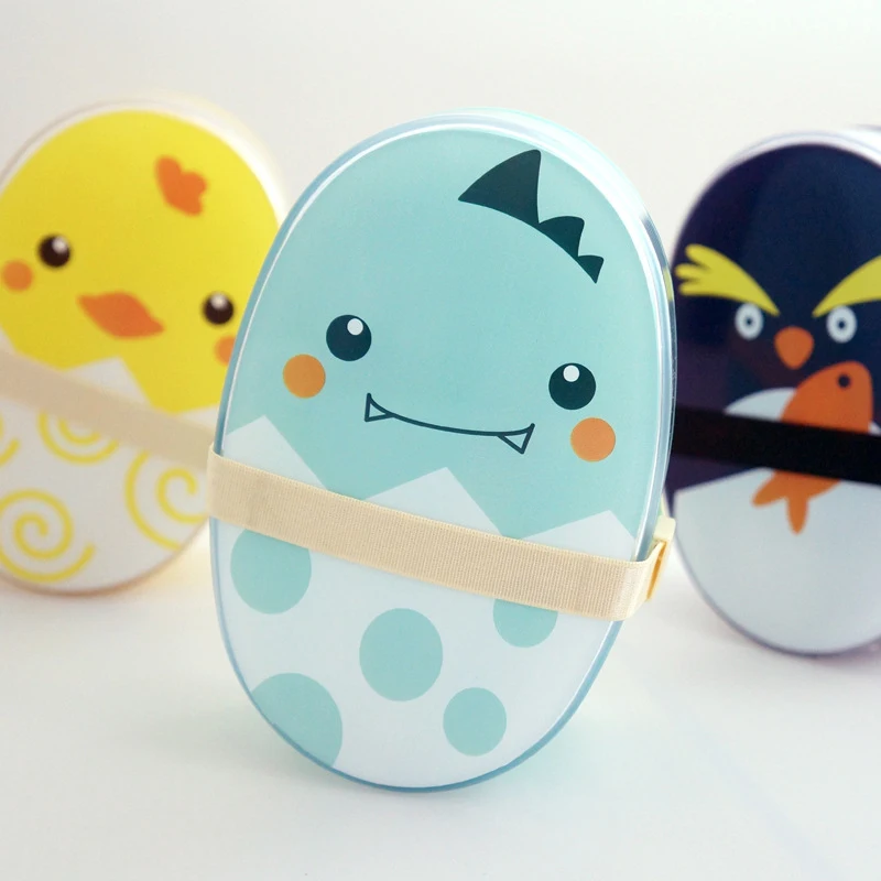 

700ml Cartoon Plastic Healthy Lunch Box Cute Kids Microwave Oven Children Double Layer Bento Fruit Food Container Carrier