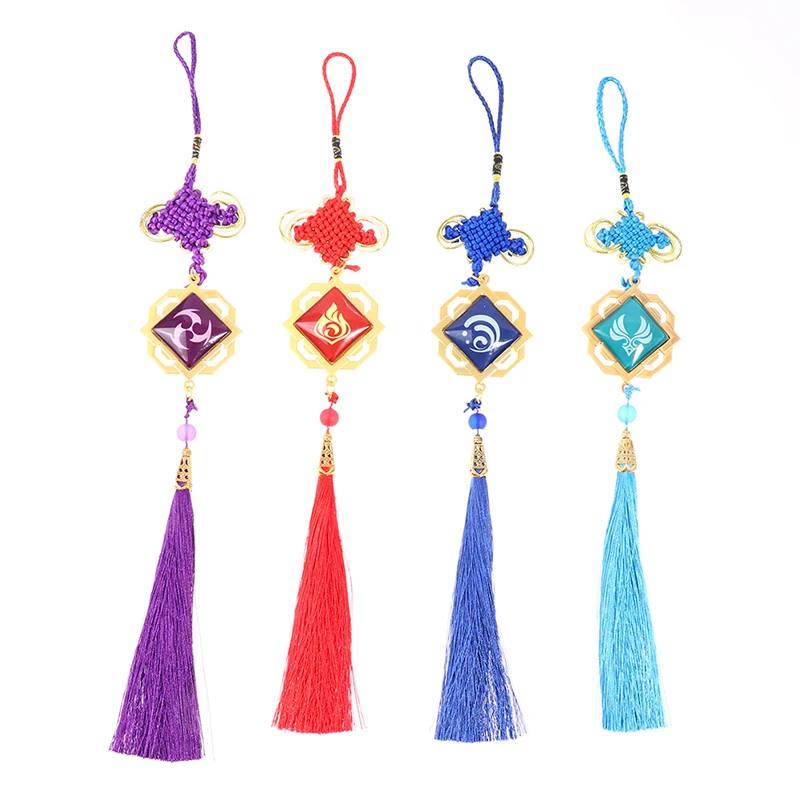 

1 шт., брелок с анимационными элементами, креативный китайский узел в стиле «рыбий глаз»