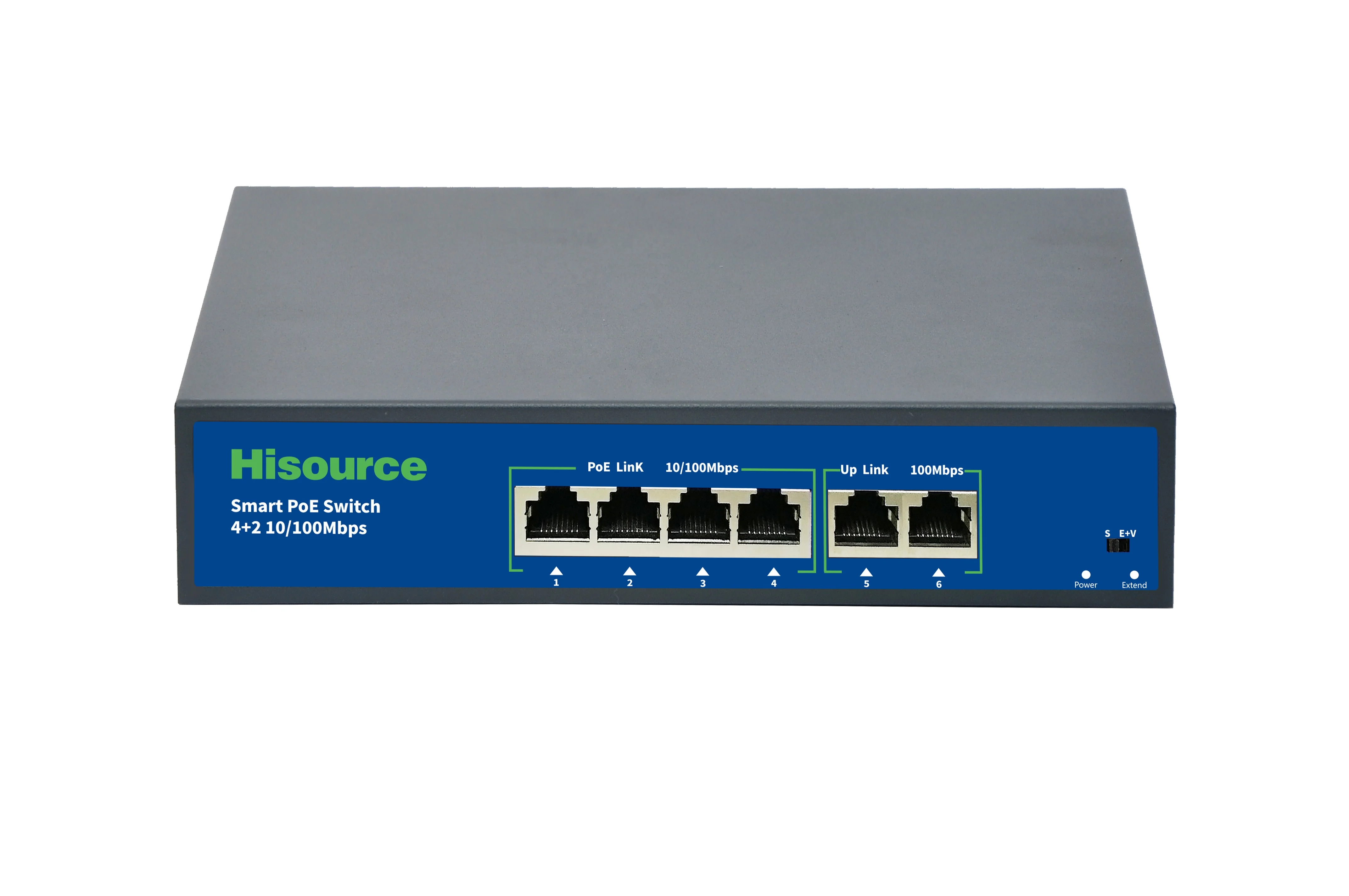 Acarte 4 Ports 2 Uplink POE Switch 48V 10/100Mbps POE Network Switch Ethernet IEEE 802.3 af/at For IP Camera And Wireless AP enlarge