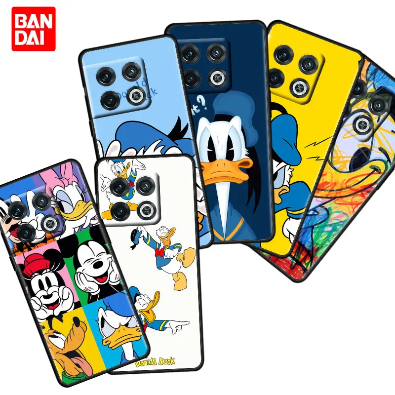 

Cover Case for OnePlus 9 9R 9RT 8 8T 10 Nord CE N200 2 N100 N10 Pro RT 5G Shell Bag Soft Luxury Funda Fashion Donald Duck