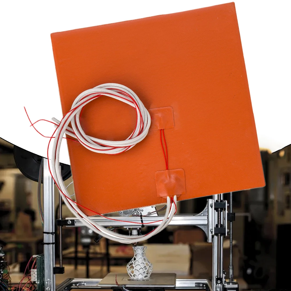 Силиконовая грелка с водонепроницаемым резиновым слоем мощность 220 В 500 Вт для Ender