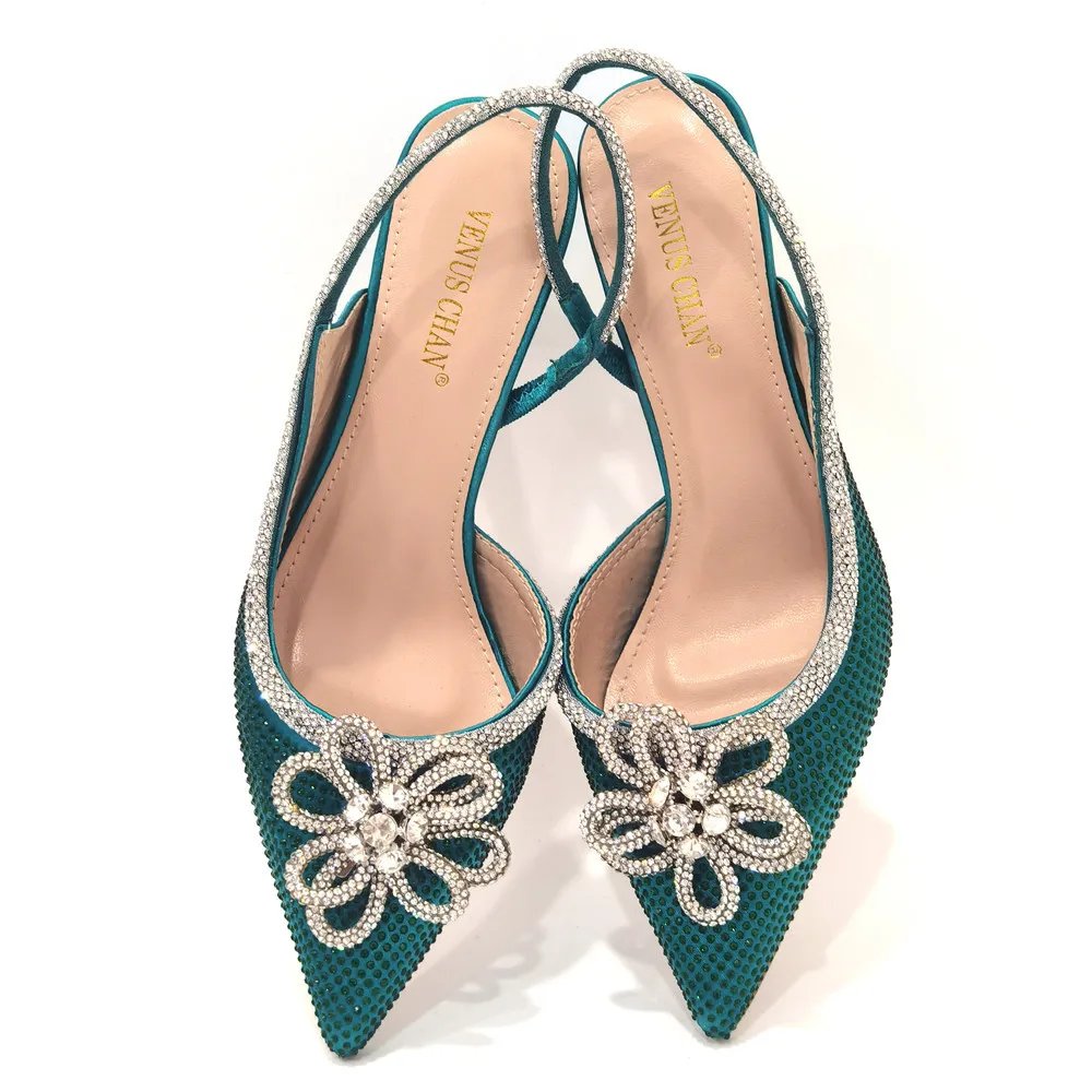 2022 African Woman Shoes and Bag Women Shoes and Bags To Match Set Italy Women Shoes and Bag Slip on Women Party Pumps