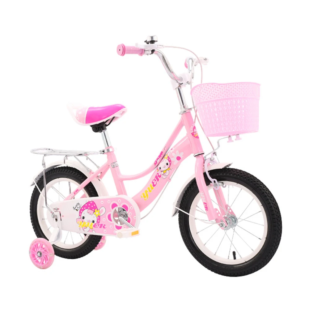 

Children's Bicycles 12/14/16 Inches Bike With Anti-Skid And Wear-Resistant Tires Adjustable Handlebar Seats Belt Auxiliary Wheel