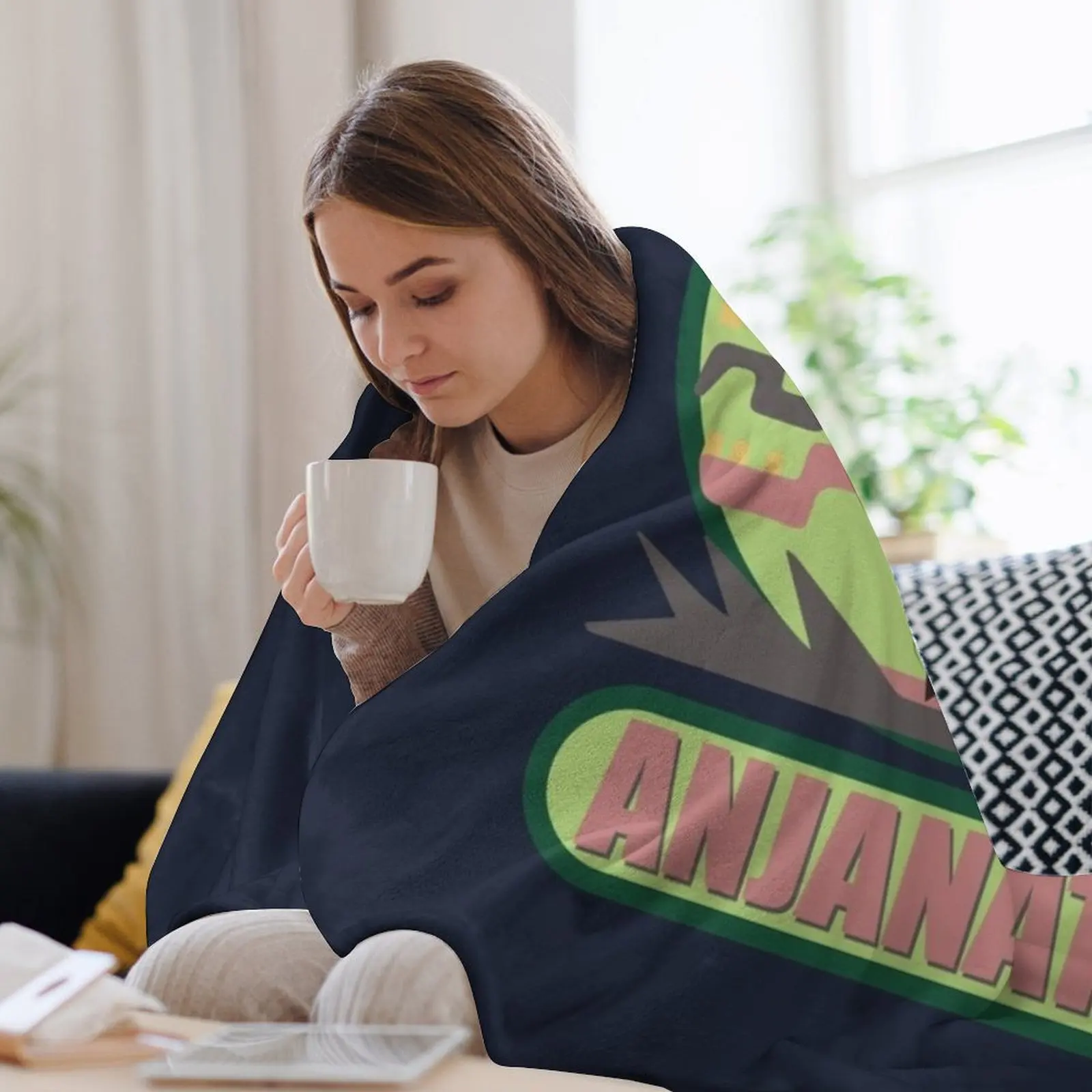 Monster Hunter World: Iceborne - Anjanath Плед Декоративные кровати Тяжелые одеяла