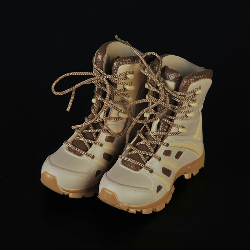 

1/6 Scale Soldiers Modern Trend Versatile Combat Boots Mountaineering Boots Simulation Model Doll Accessories Collection Display