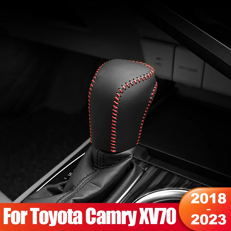 

For Toyota Camry 70 XV70 2018 2019 2020 2021 2022 2023 Hybrid Car Gear Shift Knob Gear Head Cover Case Auto Styling Accessories