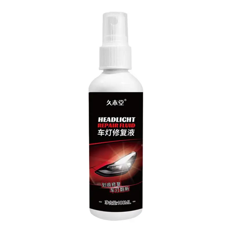 

Headlight Restoration Liquid 100ml Quick & Easy Deep Clean Headlight Lens Renewal Polish Agent And Maintenance Liquid Kit