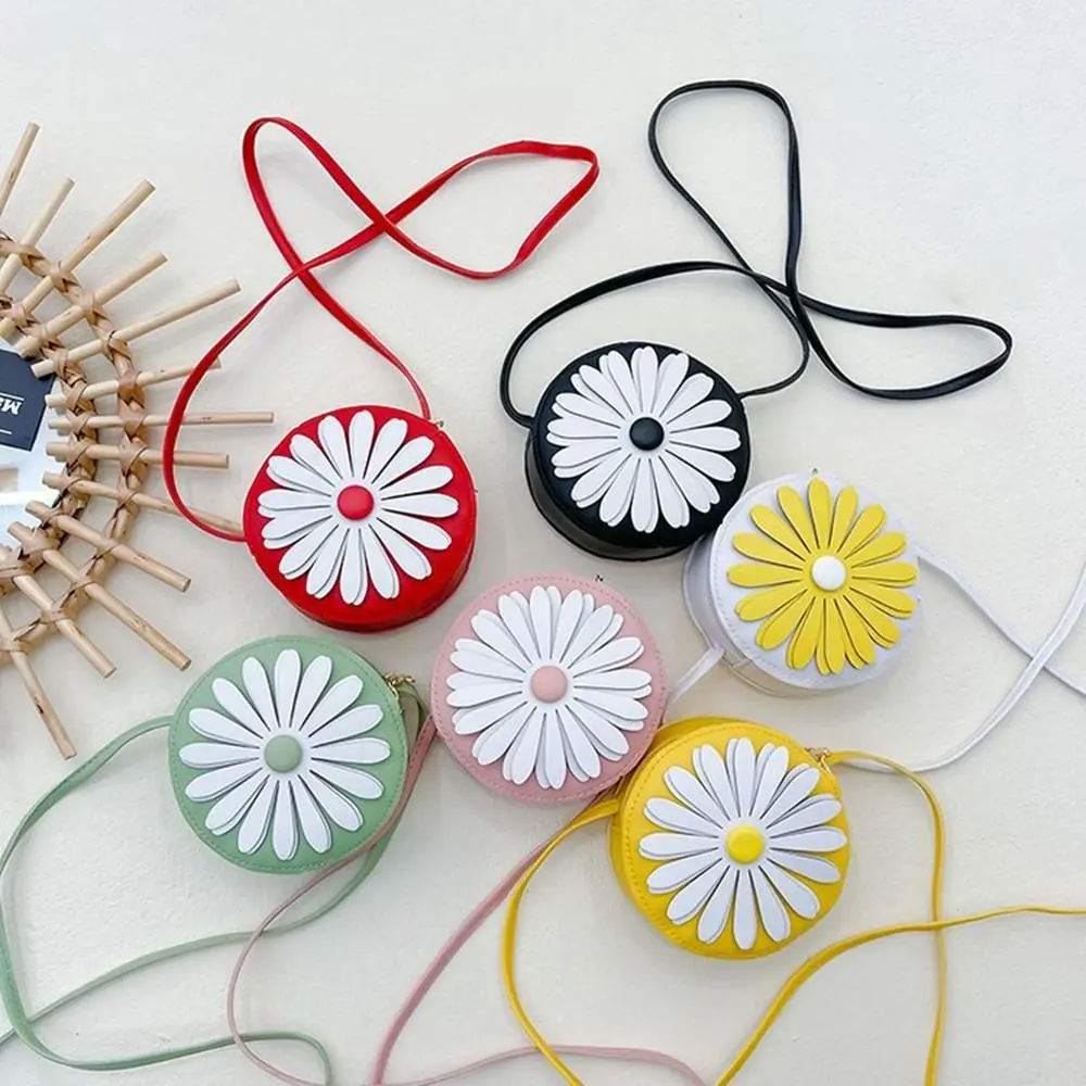 

Детская сумка-мессенджер с цветами в Корейском стиле, украшение для принцессы для девочек, милые маленькие сумки на плечо карамельных цветов для подарка