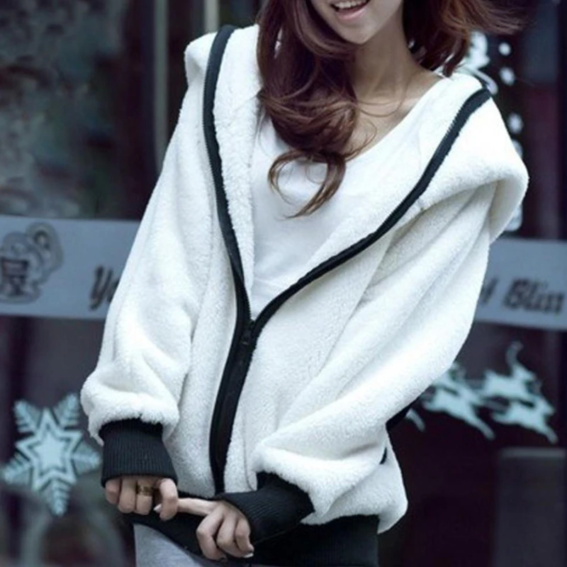 

Женская толстовка на молнии, с капюшоном и принтом панды