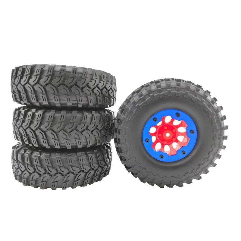 4 шт. SCX10 AX10 надувные 114 мм 1 9 дюйма пневматические шины Beadlock для 1/10 RC Гусеничный