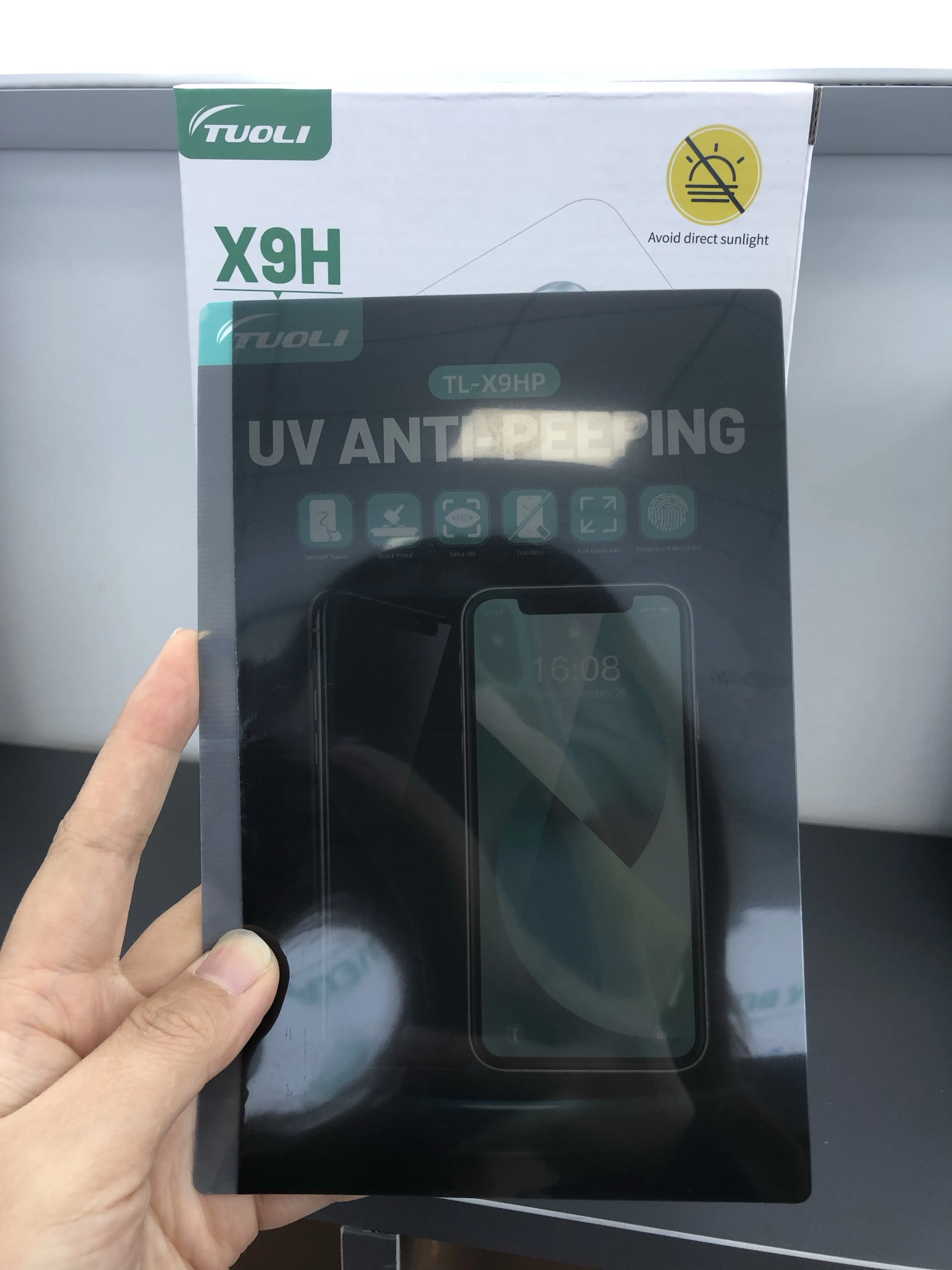 

TUOLI 30 шт. X9HP УФ антишпионская матовая конфиденциальная стеклянная Защитная пленка для экрана наклейка лист для любой модели режущей машины