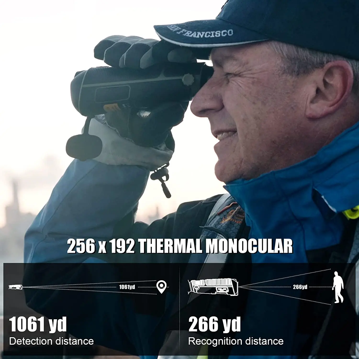 Тепловизионная камера Teslong 256x192 инфракрасный телескоп ночного видения очки