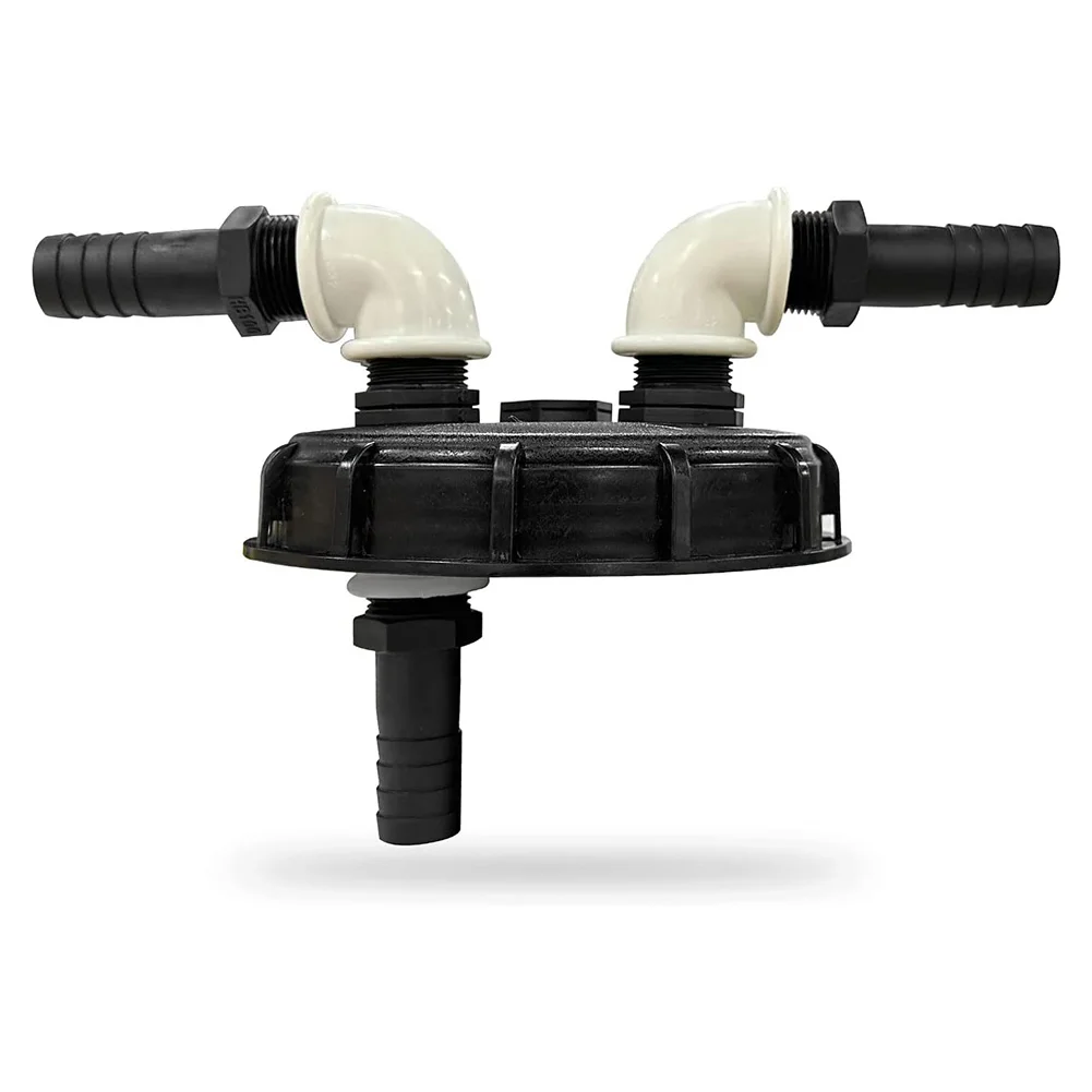 

Container IBC Tank Cover 163 Mm Adapter Black For Garden Irrigation For IBC Water Tank Quick Connector Brand New
