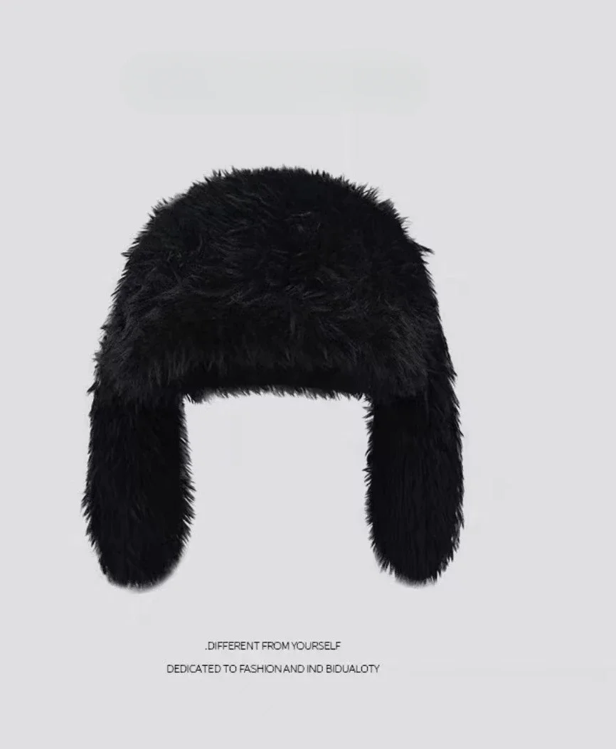 Маленькая милая розово-Красная Шапка Baotou с длинными кроличьими ушками женская