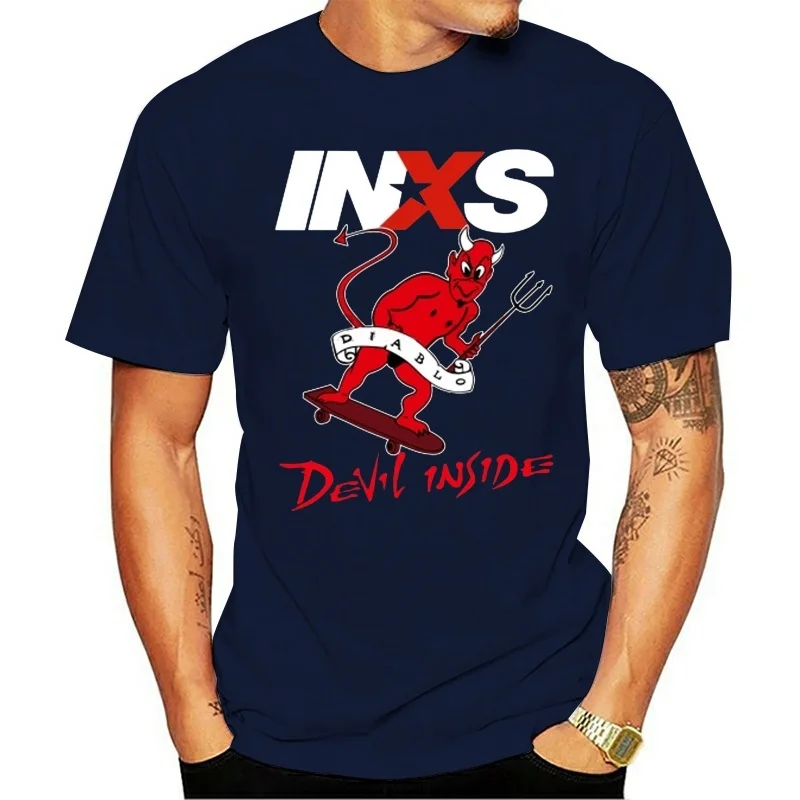 

2021 Men tshirt Inxs Devil Inside Inxs Devil Inside T Shirt Printed T-Shirt tees top