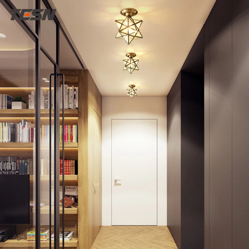 

Entry lamp corridor Nordic ceiling lamp creative door light aisle model porch modern minimalistic lamp