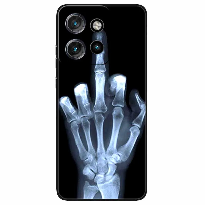 Чехол для телефона Motorola ThinkPhone 25 черный бампер силиконовые ТПУ Мягкие Чехлы Moto