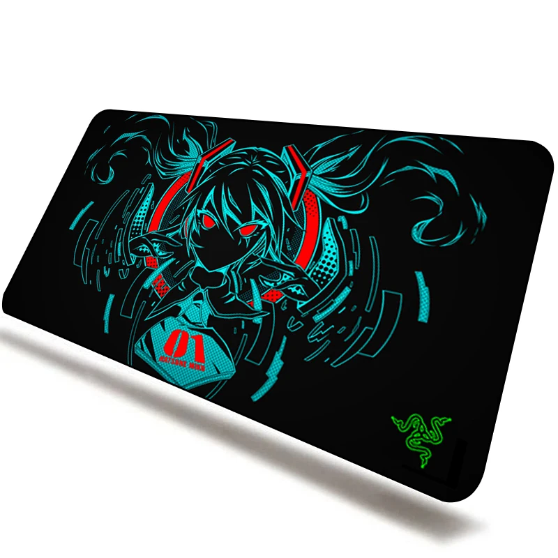 

Large Razer Gaming Mouse Pad Anime Mousepad Gamer Desk Office Tables Carpet Cheapest Stuff Rubber Keyboard Cabinet Mats Pc Mat