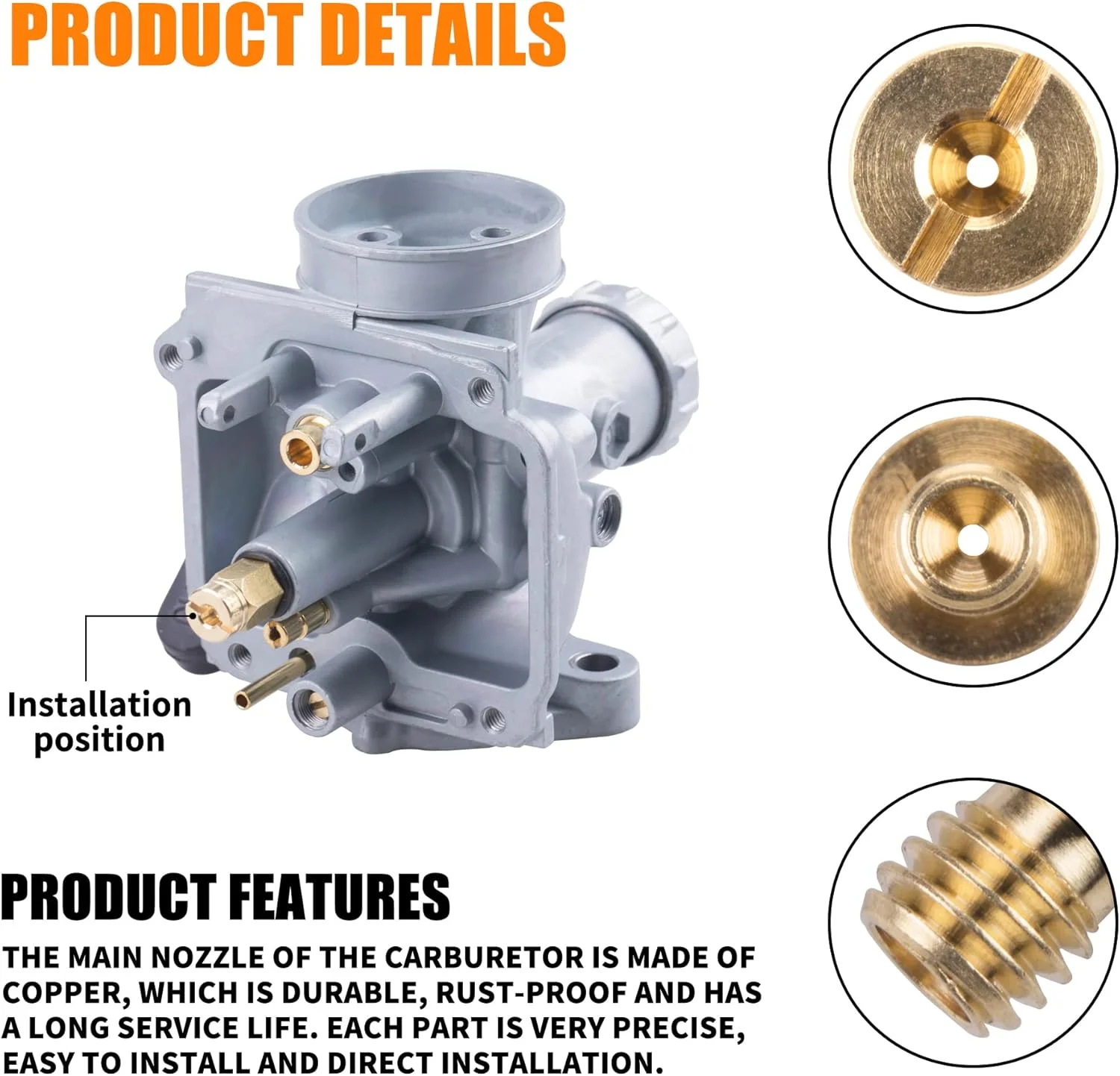 88-125 Основной комплект для замены VM22 Predator 212cc GX160 Honda GX200 CT200U 196cc KT196