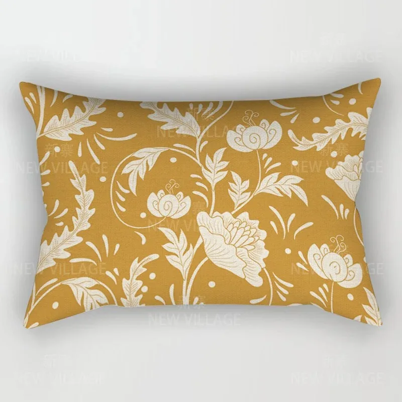 

Наволочка из полиэстера велюра желтого цвета