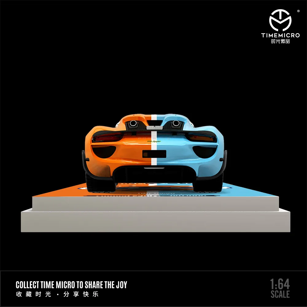 TimeMicro1:64 Porsce 918 модель автомобиля из сплава ограниченная коллекция подарочный
