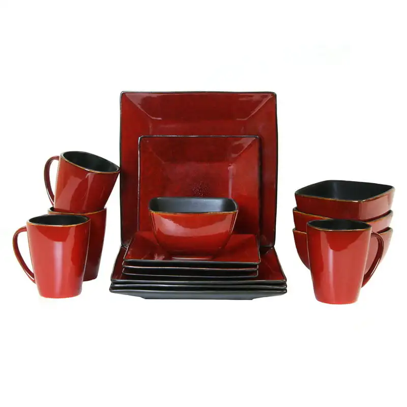 

Harland Loft 16 Piece Modern Premium Stoneware Set with Complete Setting for 4 Tableware Set Restaurant Home Gift