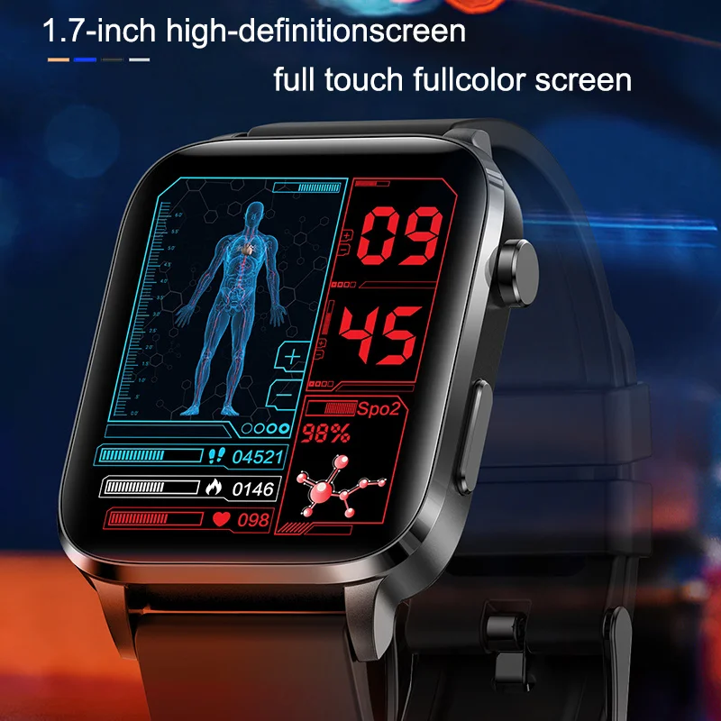 

Blood sugar Smart Watch Men Sangao Laser Health Heart Rate Blood Pressure Fitness Watches IP68 Waterproof Smartwatch For Xiaomi