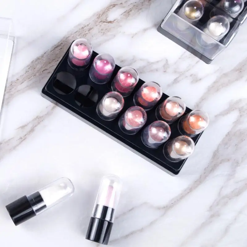 12 цветов/набор перламутровые тени для век водостойкий осветляющий хайлайтер