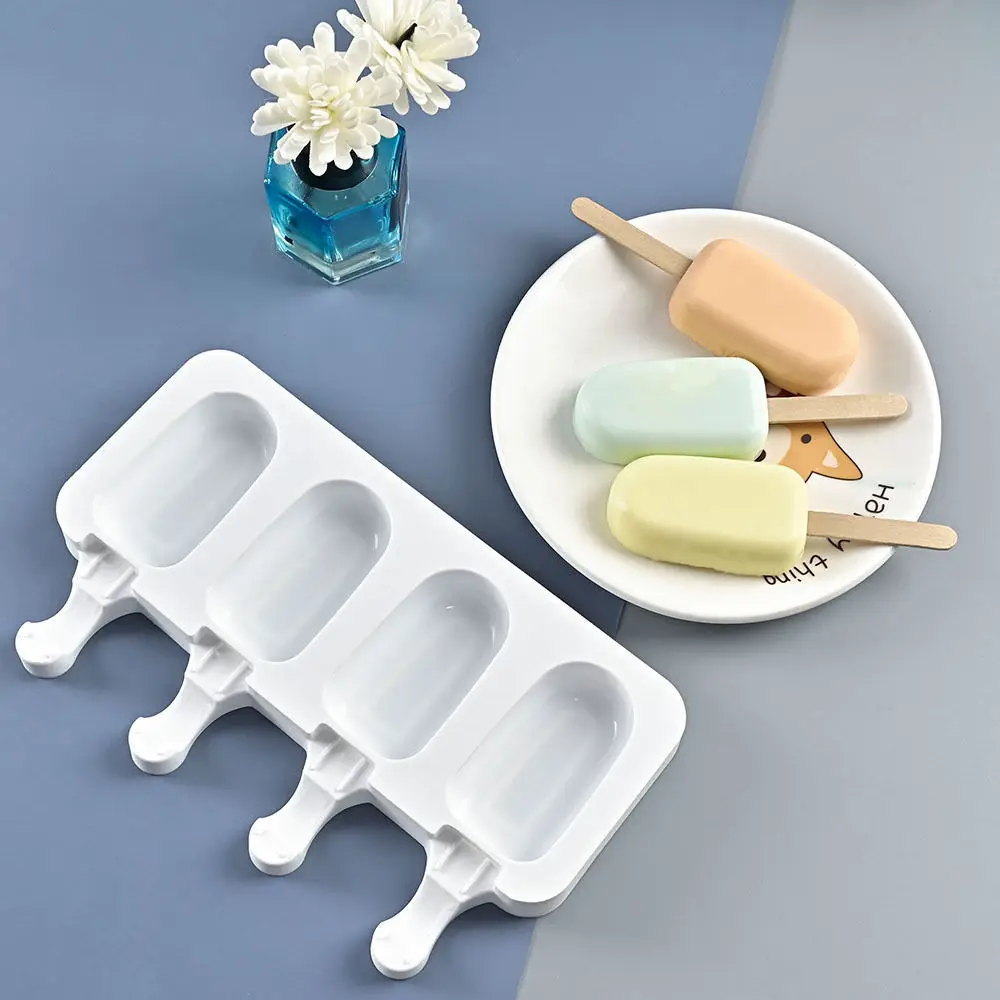 

4/8 Cell Magnum Silicone Mold Silicone Ice Cream Mold Popsicle Molds DIY Ice Cream Mould Ice Pop Maker Mould Ice Tray