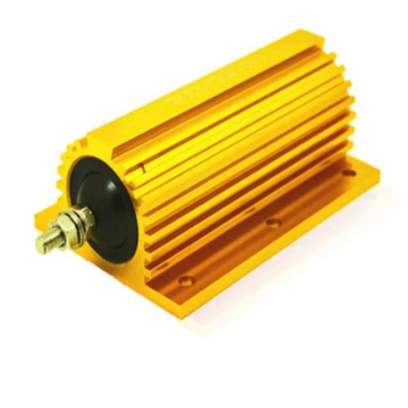 1 шт., резистор с проволочной обмоткой и сопротивлением тону золота 5%, в алюминиевом корпусе, 10 Вт, 25 Вт, 30 Вт, 50 Вт, 75 Вт, 100 Вт, 150 Вт, 200 Вт, 300 Вт, 500 Вт, 1 кВт